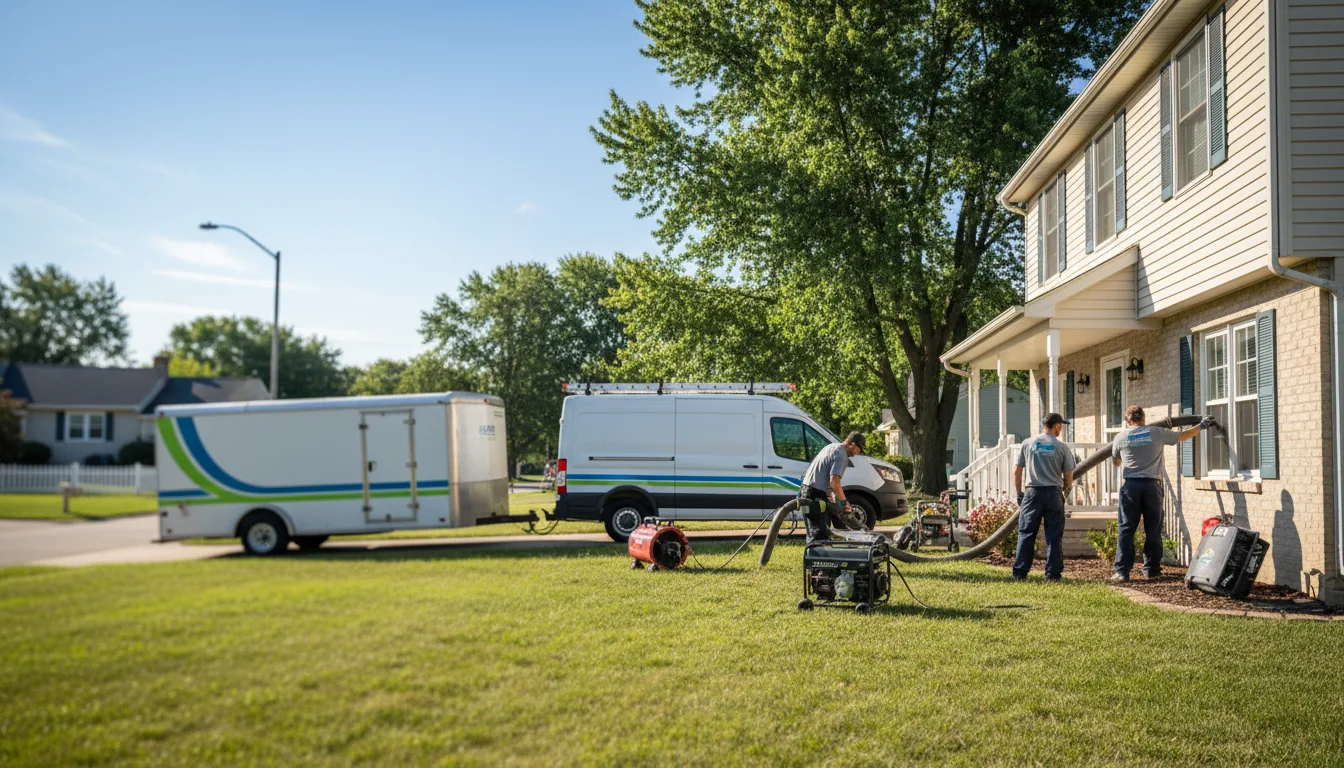 Flooded Basement Restoration And Cleanup With Repair in Ava, OH near me